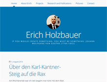 Tablet Screenshot of erich-holzbauer.at